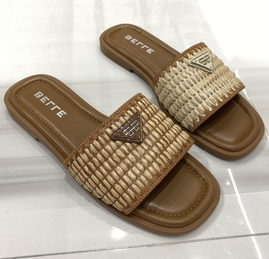 Slide Sandals with Square Toe Summer Slippers